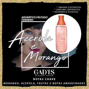 Perfume Similar Gadis 584 Inspirado em Acerola e Morango Contratipo